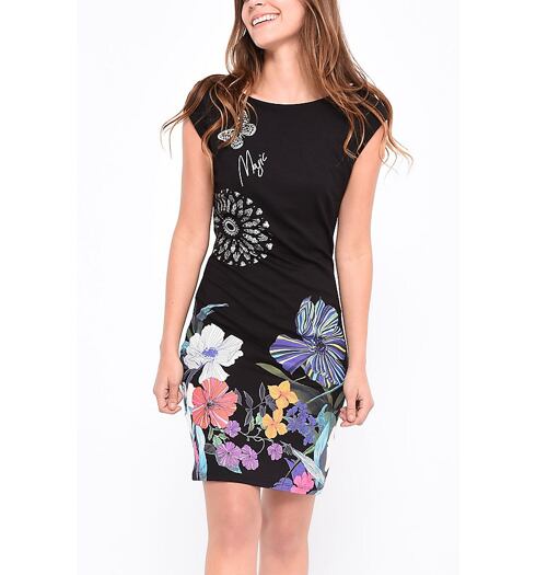 Dámské šaty DESIGUAL ANTHONY 2000 negro - DESIGUAL - 18SWVK04 2000 VEST ANTHONY