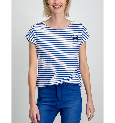 Dámské triko GARCIA T-SHIRT 2868-classic blue - GARCIA - B90205 2868 ladies Tshirt