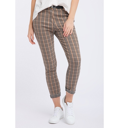 Dámské kalhoty BROADWAY SEVINA D1 taupe - Broadway - 10160632 318D1 Pants SEVINA