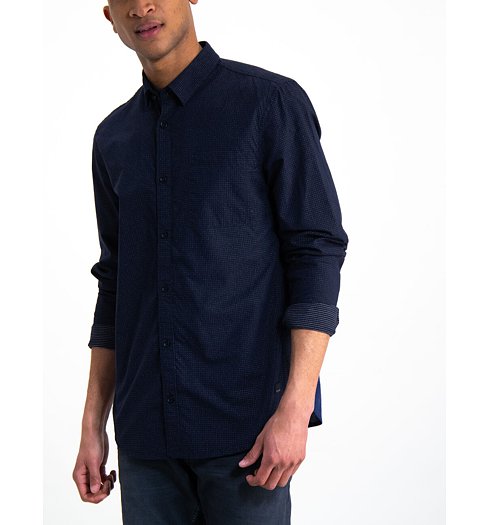 Pánská košile GARCIA mens shirt ls 292 dark moon - GARCIA - I91026 292 mens shirt ls