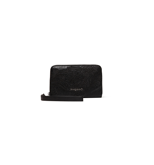 Dámská peněženka DESIGUAL MONE_MELODY_MINI ZIP 2000 BLACK - DESIGUAL - 20SAYP57 2000 MONE_MELODY_MINI ZIP
