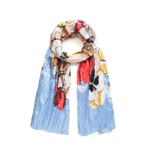 Dámský šátek DESIGUAL BLOOMING FLOWER 2024 - DESIGUAL - 20SAWA23 2024 FOUL BLOMING FLOWER