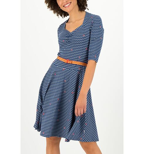 Dámské šaty Blutsgeschwister DRESS 004 - Blutsgeschwister - 001201-155-004 dress ocean