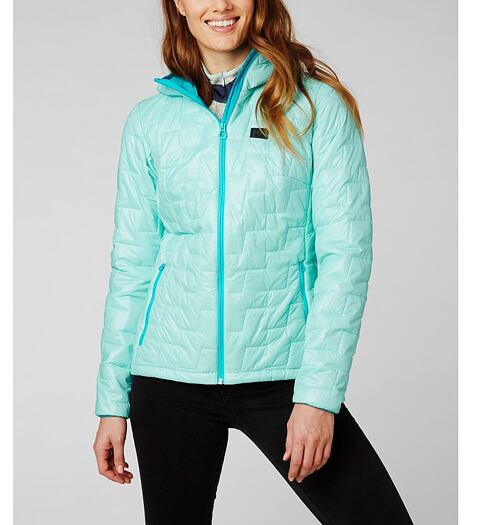 Dámská bunda HELLY HANSEN W LIFALOFT HOODED INSULATOR JA 501 BLUE TINT - Helly Hansen - 65626 501 W LIFALOFT HOODED INSULATOR JA