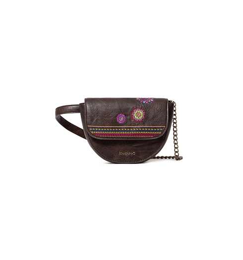 Dámská kabelka DESIGUAL ASTORIA NYON 6044 DARK BROWN - DESIGUAL - 20WAXPCX 6044 RINO_ASTORIA NYON