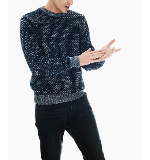 Pánský svetr GARCIA Pullover 296 Dark Moon - GARCIA - T01243 292