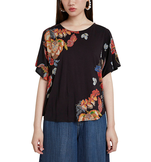 Dámské triko DESIGUAL GABI 2000 - DESIGUAL - 20WWTK93 2000 TS GABI