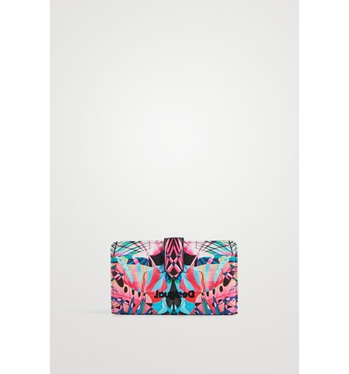 Dámská peněženka DESIGUAL VIRTUAL PINK PIA MEDIUM 3016 LILA - DESIGUAL - 22SAYP04 3016 MONE VIRTUAL PINK PIA MEDI