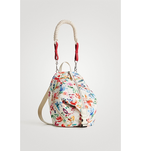 Dámský batůžek DESIGUAL VISION LACE VIANA MINI 1000 BLANCO - DESIGUAL - 22SAKA05 1000 BACK_VISION LACE VIANA MIN