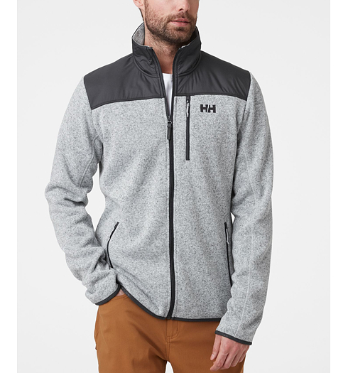 Pánská mikina HELLY HANSEN VARDE FLEECE JACKET 853 grey - Helly Hansen - 51850 853 VARDE FLEECE JACKET