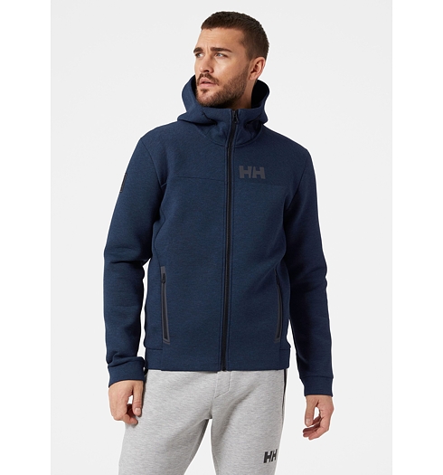 Pánská mikina HELLY HANSEN HP OCEAN FZ JACKET 598 NAVY MELANGE - Helly Hansen - 30209 598 HP OCEAN FZ JACKET