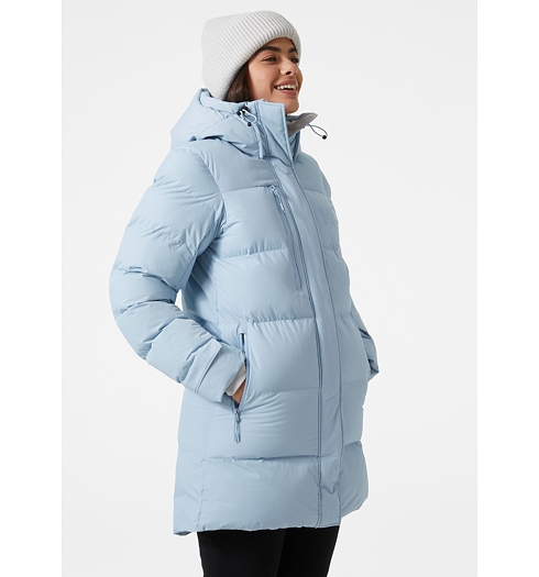 Dámský zimní kabát HELLY HANSEN W ADORE PUFFY PARKA 582 BABY TROOPER - Helly Hansen - 53205 582 W ADORE PUFFY PARKA