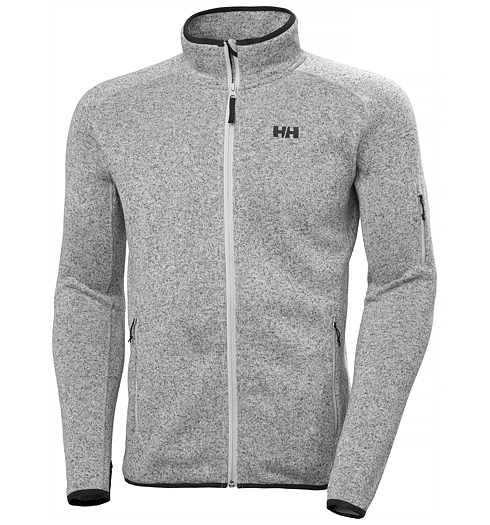 Pánská mikina HELLY HANSEN VARDE FLEECE JACKET 2.0 853 GREY FOG - Helly Hansen - 49429 853 VARDE FLEECE JACKET 2.0