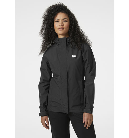 Dámská bunda HELLY HANSEN W PORTLAND RAIN JACKET 990 BLACK - Helly Hansen - 20177 990 W PORTLAND RAIN JACKET