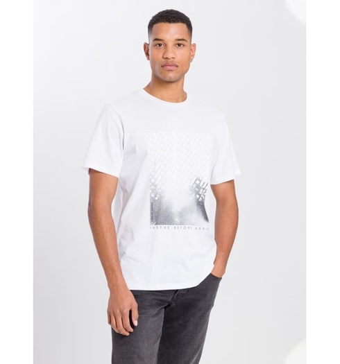 Pánské triko CROSS T-SHIRT 8 WHITE - Cross - 15793 8 T-SHIRT