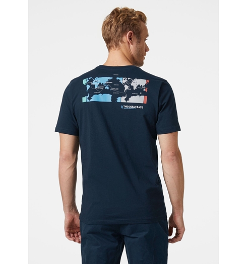 Pánské triko HELLY HANSEN THE OCEAN RACE T-SHIRT 600 NAVY IV - Helly Hansen - 20371 600 THE OCEAN RACE T-SHIRT