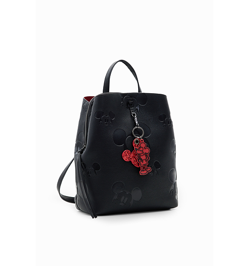 Dámský batůžek DESIGUAL ALL MICKEY SUMY 2000 BLACK - DESIGUAL - 23WAKP03 2000 BACK ALL MICKEY SUMY