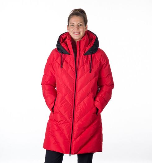 Dámský zimní kabát NORTHFINDER DOLORES 360 červená - NorthFinder - BU-6163SP 360 DOLORES