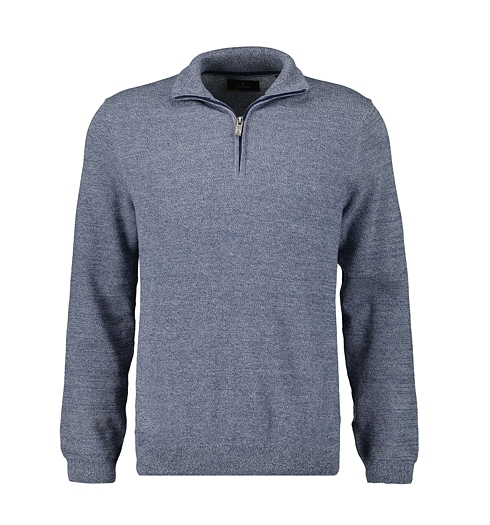 Pánský svetr RAGMAN Mock 079  NACHTBLAU - Ragman - 949160 079 Pullover mock neck bicolour L