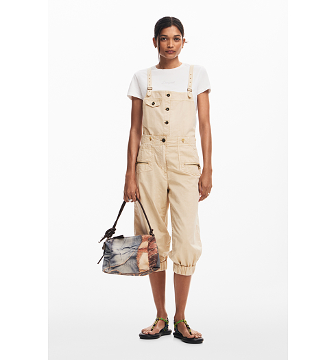 Dámské kalhoty DESIGUAL 25SWPW28 2044 JUMPSUIT TIBER 2044 BLACK - DESIGUAL - 25SWPW28 2044 JUMPSUIT TIBER