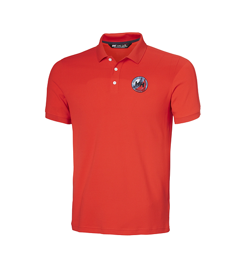 Pánská funkční polokošile HELLY HANSEN HP RACE POLO 2.0 222 ALERT RED - Helly Hansen - 34496 222 HP RACE POLO 2.0