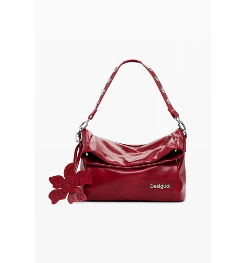 Dámská kabelka DESIGUAL 25WAXPCA 3000 BAG REPRISE RED VALENTINE LOVERTY 3000 RED - DESIGUAL - 25WAXPCA 3000 BAG REPRISE RED VALENTINE LOVERTY