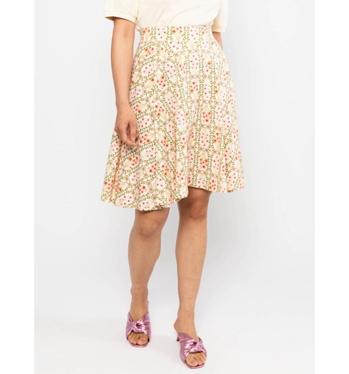 Dámská sukně Blutsgeschwister Fullmoon Circle Béžová - Blutsgeschwister - 001261-115 01978 Fullmoon Circle