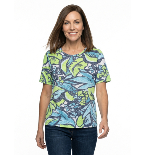 Dámské triko HAJO D Shirt 1/2 RH Zelená - HAJO - 10762 510 D Shirt 1/2 RH