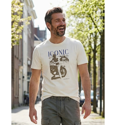 Pánské triko RAGMAN 5231180 008 Roundneck chest print 008 - Ragman - 5231180 008 Roundneck chest print