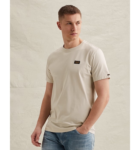 Pánské triko PME LEGEND American Classic r-neck Béžová - PME LEGEND - PTSS2602599 7013 Short sleeve r-neck American Classic