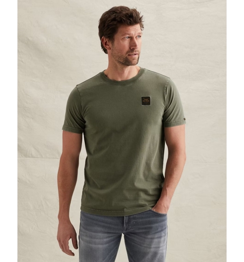 Pánské triko PME LEGEND Short sleeve r-neck special Zelená - PME LEGEND - PTSS2602562 6415 Short sleeve r-neck special