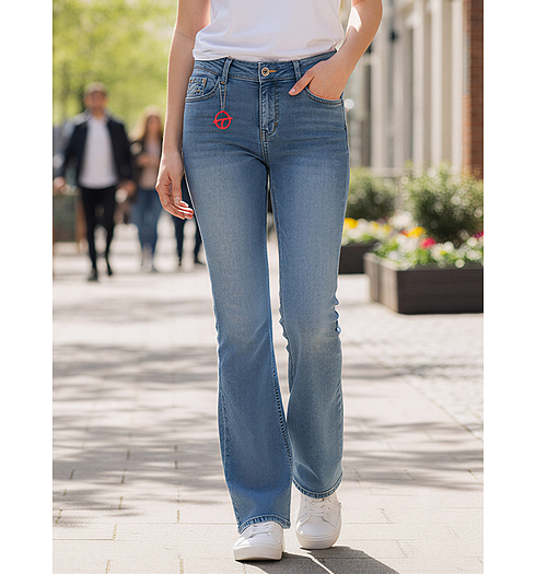 Dámské jeans TIMEZONE LisaTZ Slim Modrá - Timezone - T1 70082.3337-27 30111 Slim LisaTZ