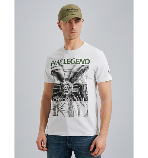 Pánské triko PME LEGEND PTSS2502577 7003 Short sleeve r-neck single jersey 7003 - PME LEGEND - PTSS2502577 7003 Short sleeve r-neck single jersey