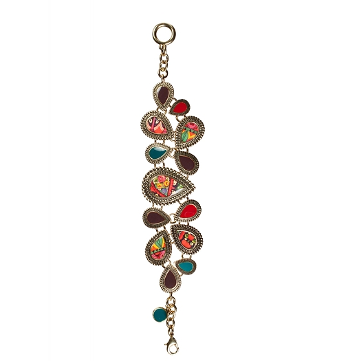 Dámský náramek DESIGUAL PULS_BETTINA 4015 VERDE TOPO - DESIGUAL - 57G55A2 4015 PULS_BETTINA