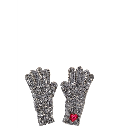 Dámské rukavice DESIGUAL GLOVES_BÁSICO 2013 CENIZA - DESIGUAL - 58A58N1 2013 GLOVES_BÁSICO