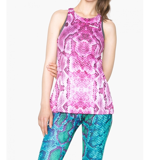 Dámské tílko DESIGUAL 71T2SB4 3008 TS_A TANK DRESS W 3008 ROSA MORA - DESIGUAL - 71T2SB4 3008 TS_A TANK DRESS W