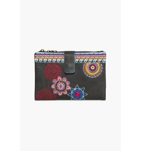 Dámská peněženka DESIGUAL JULIA AMBER 2000 NEGRO - DESIGUAL - 17WAYPFH 2000 MONE_JULIA AMBER