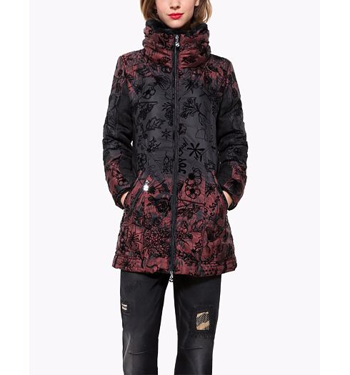 Dámský zimní kabát DESIGUAL BRATISLAVA 8040 COBRIZO - DESIGUAL - 17WWEW43 8040 ABRIG_BRATISLAVA