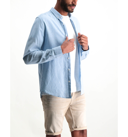 Pánská košile GARCIA KLAV 258 light blue - GARCIA - P81230 258 KLAV Mens shirt ls