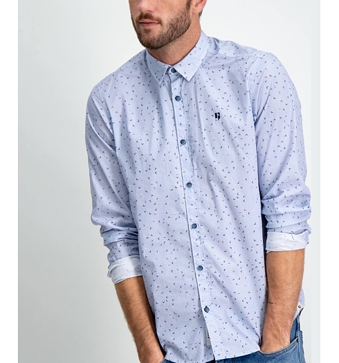 Pánská košile GARCIA SHIRT LS 50-white - GARCIA - A91026 50 men`s shirt ls