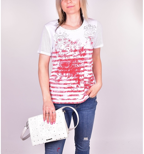 Dámské tričko HAJO D Shirt 343 mohn - HAJO - 18607 343 D Shirt