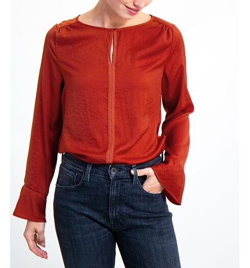 Dámská halenka GARCIA ladies shirt ls 3497 rosso - GARCIA - GS900730 3497 ladies shirt ls