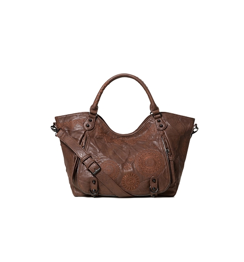 Dámská kabelka DESIGUAL ALBITA 6001 TABACO - DESIGUAL - 19WAXP57 6001 BOLS_ALBITA_ROTTERDAM