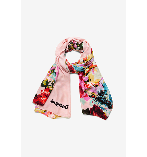 Dámský šátek DESIGUAL LAUREN 3124 - DESIGUAL - 19WAWAX2 3124 FOUL REP LAUREN