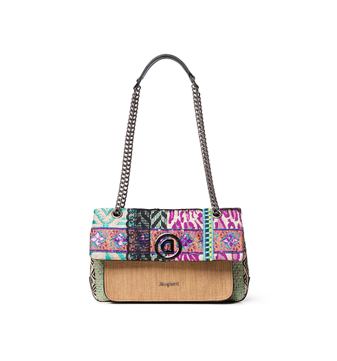 Dámská kabelka DESIGUAL BOLS_QUEEN MIRACLE ZURICH 2000 BLACK - DESIGUAL - 20SAXA28 2000 BOLS_QUEEN MIRACLE ZURICH