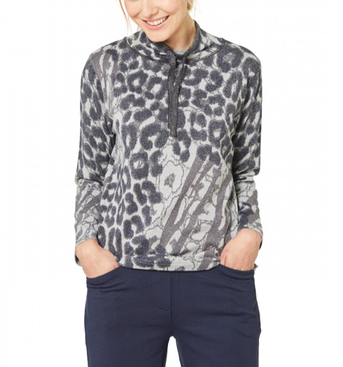 Dámská mikina HAJO D Pulli 197 graukomb - HAJO - 18672 197 D Pulli