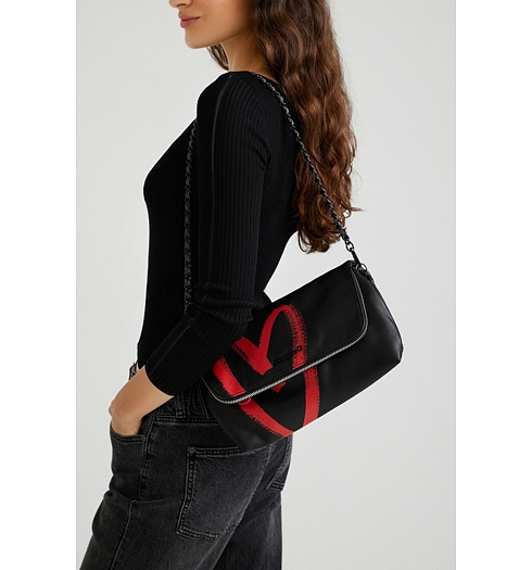 Dámská kabelka DESIGUAL AMASENTI VENECIA 2000 NEGRO - DESIGUAL - 21WAXPAK 2000 BOLS_AMASENTI VENECIA
