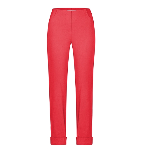 Dámské 6/8 kalhoty STEHMANN IGOR 2705 hibiscus - Stehmann - IGOR 680 2705 14060 CROPPED PANTS