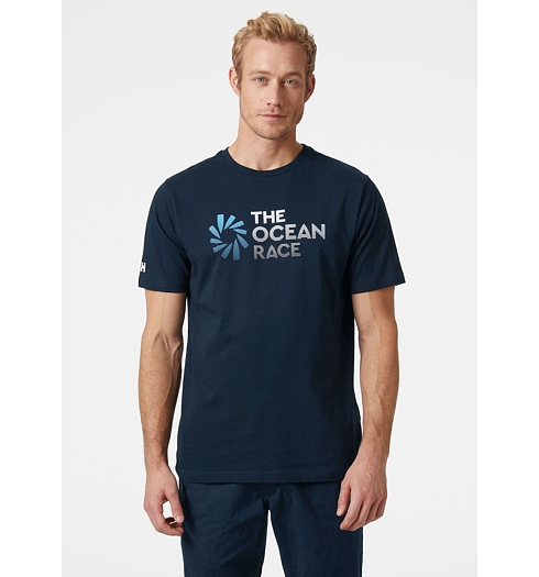 Pánské triko HELLY HANSEN THE OCEAN RACE T-SHIRT 601 NAVY V - Helly Hansen - 20371 601 THE OCEAN RACE T-SHIRT