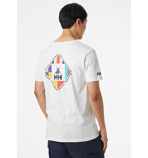Pánské triko HELLY HANSEN SHORELINE T-SHIRT 2.0 002 WHITE - Helly Hansen - 34222 2 SHORELINE T-SHIRT 2.0